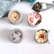Metal Tin Cans - 2 Ounce Round Empty Containers with Clear Top for Cosmetics Crafts Food Storage Party Favors (30)